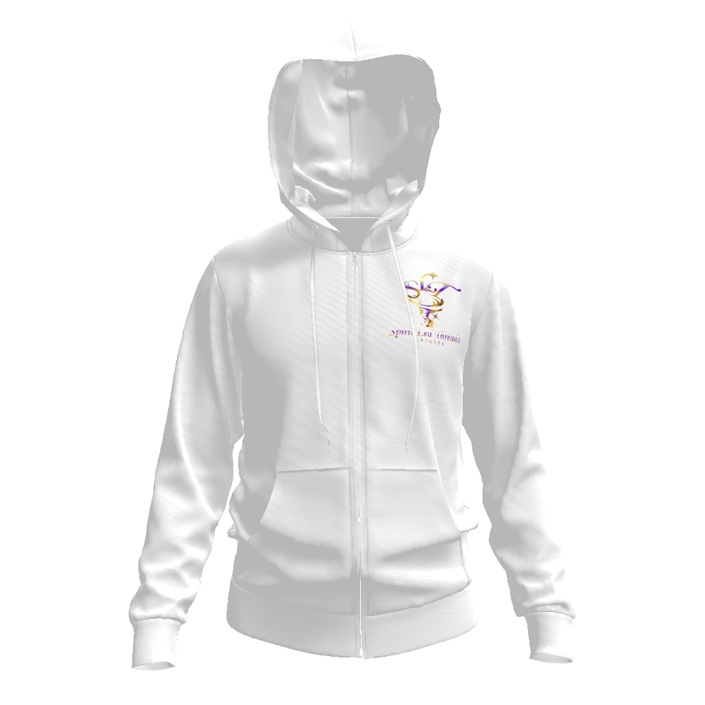 (I Must Stay Kingdom Minded, To Stay Kingdom Grounded, with the Hope of Being Kingdom Bound. Matt 6:33 KJV) All-Over Print Unisex Basic Hoodie All-Over Print Men's Zip Hoodie – 320 GSM - Image 3