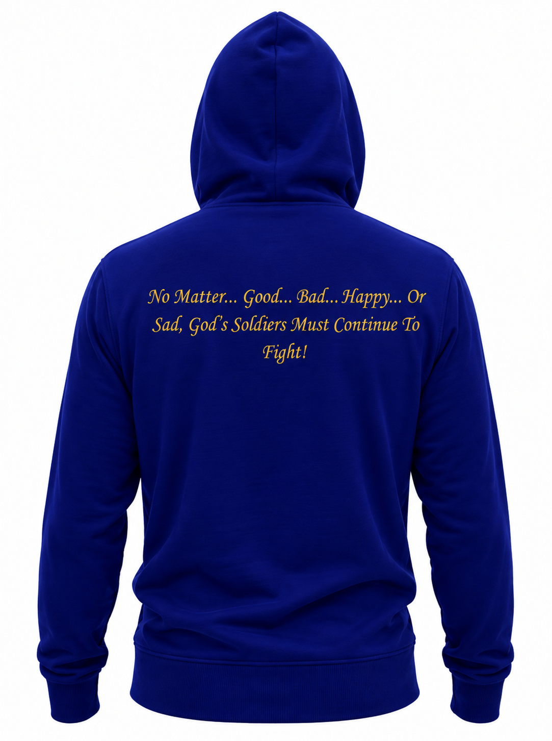 (No Matter…Good…Bad…Happy…Or Sad, God’s Soldiers Must Continue To Fight!) All-Over Print Unisex Basic Hoodie All-Over Print Men’s Zip Hoodie – 320 GSM - Image 12