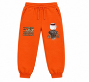 “The 39 Should’ve Been Mine” Jogger Sweatpants — Blaze Orange Graphic Fleece Joggers 350 GSM